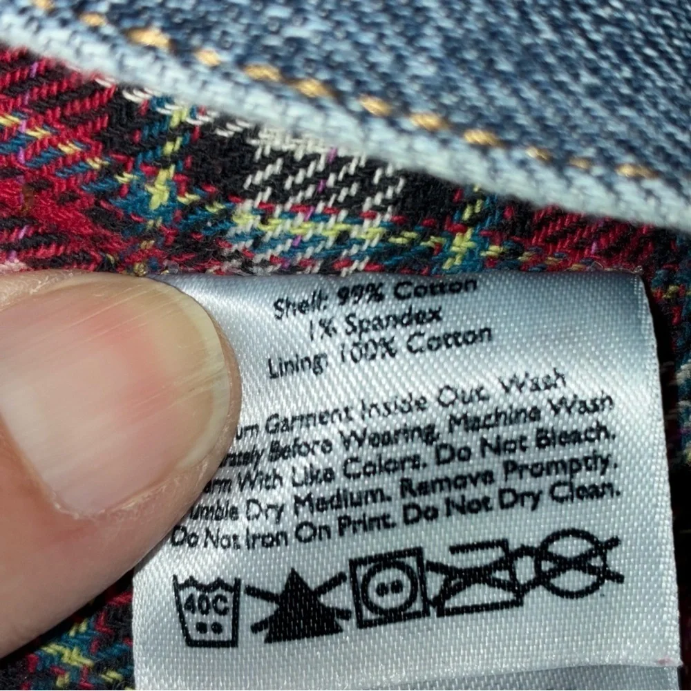 Eddie Bauer women’s flannel lined Boyfriend Relaxed blue jeans straight Sz 12